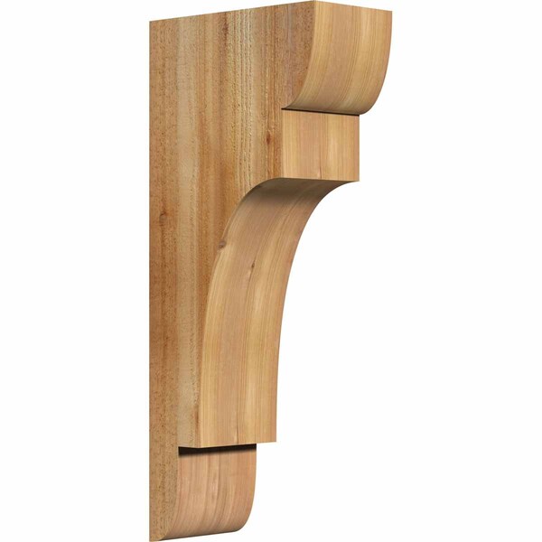 Ekena Millwork New Brighton Rough Sawn Corbel, Western Red Cedar, 6"W x 12"D x 28"H COR06X12X28NEB00RWR - main